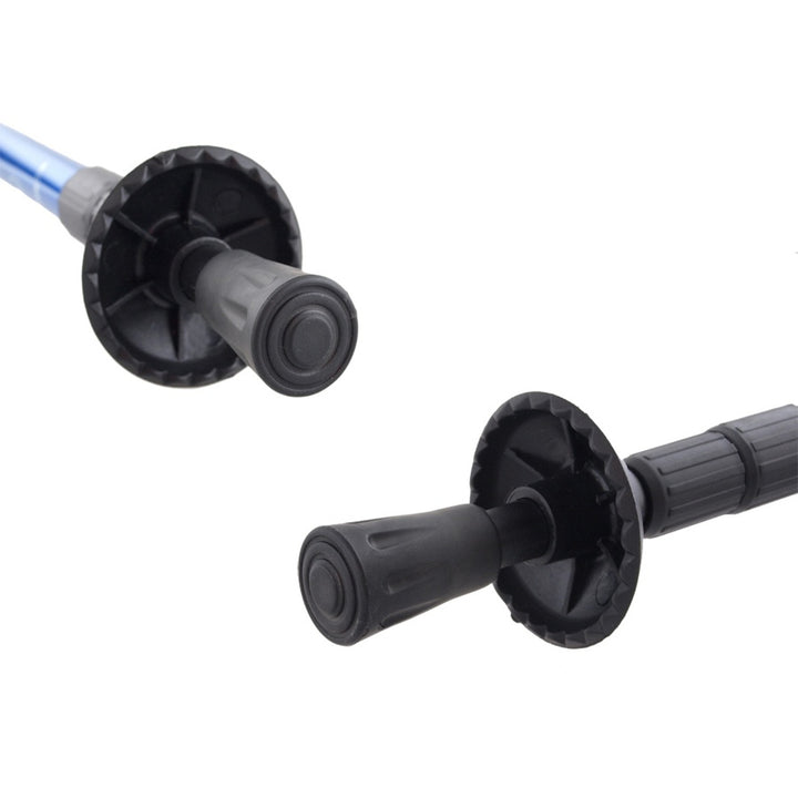 Bastoncini da nordic walking in alluminio telescopici da 65-135 cm, blu, 2 paia
