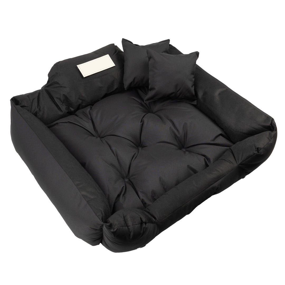 Cuccia GreenBlue, nera, rettangolare, dimensioni esterne 75x65 cm, interne 60x50 cm GB241 BL