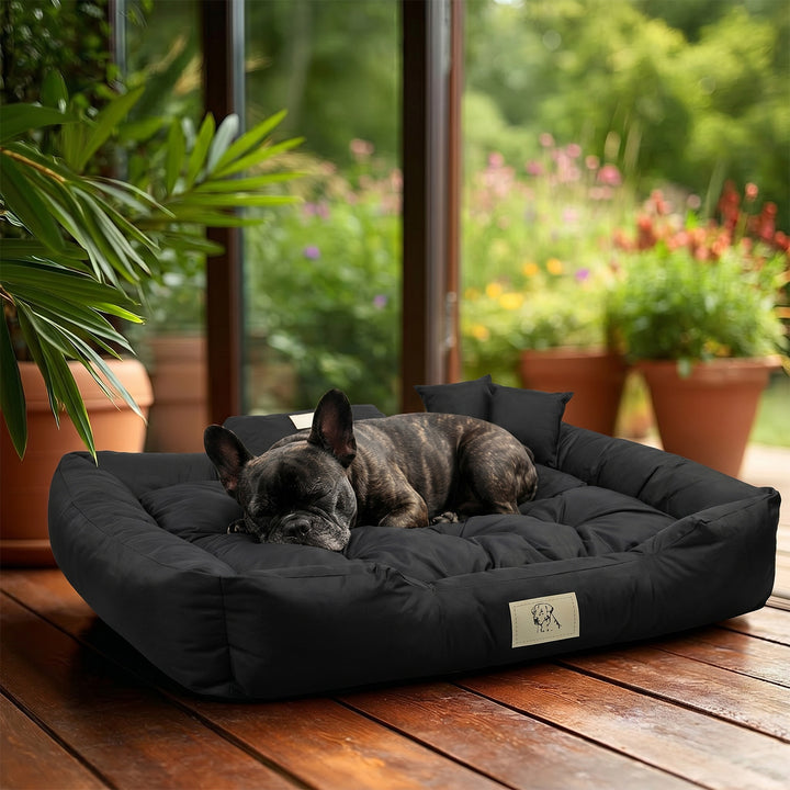 Cuccia GreenBlue, nera, rettangolare, dimensioni esterne 115x95 cm, interne 100x80 cm GB240 BL
