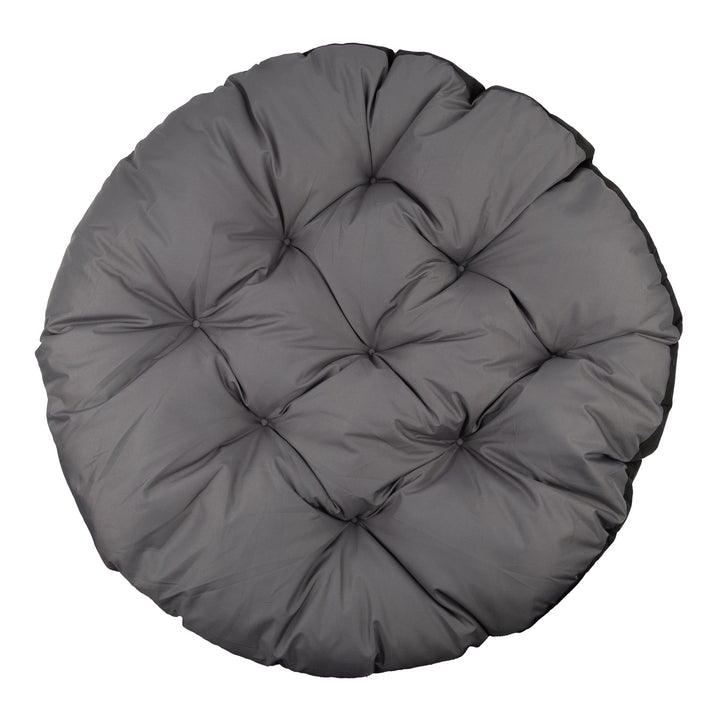 Cuscino GreenBlue, grigio, da giardino, a nido di cicogna, 110 cm, GB243 GR