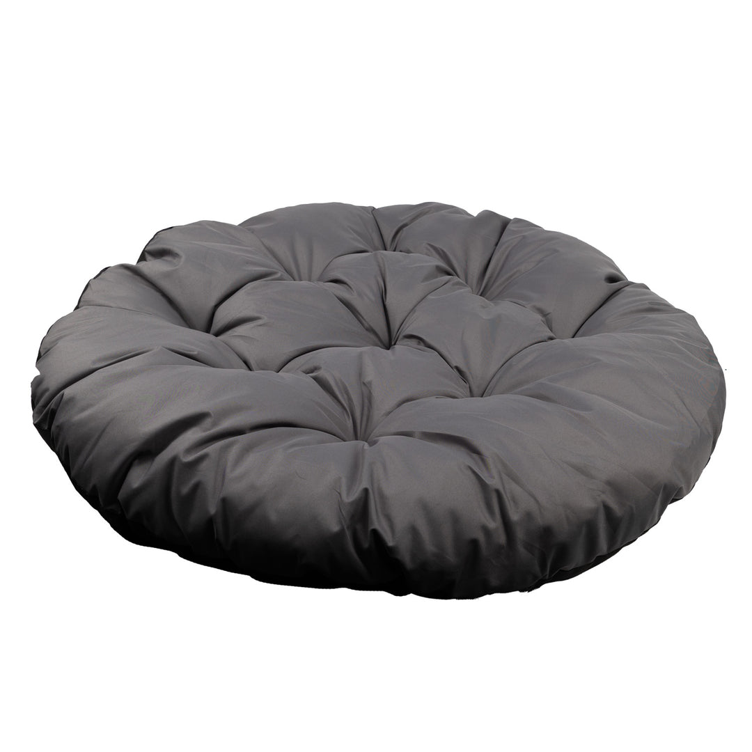 Cuscino GreenBlue, grigio, da giardino, a nido di cicogna, 110 cm, GB243 GR