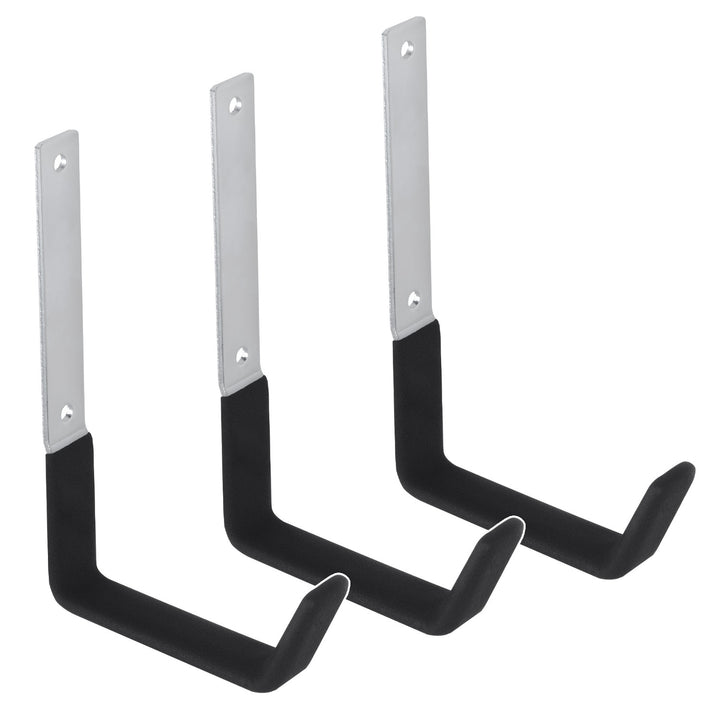 Supporto da parete Maclean, per pneumatici, ruote, scale, biciclette, in acciaio, carico massimo 10 kg, MC-480, 3 pezzi