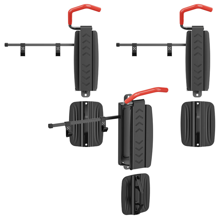 Supporto/gancio da parete per biciclette Maclean, carico massimo 35 kg, MC-499, 3 pezzi