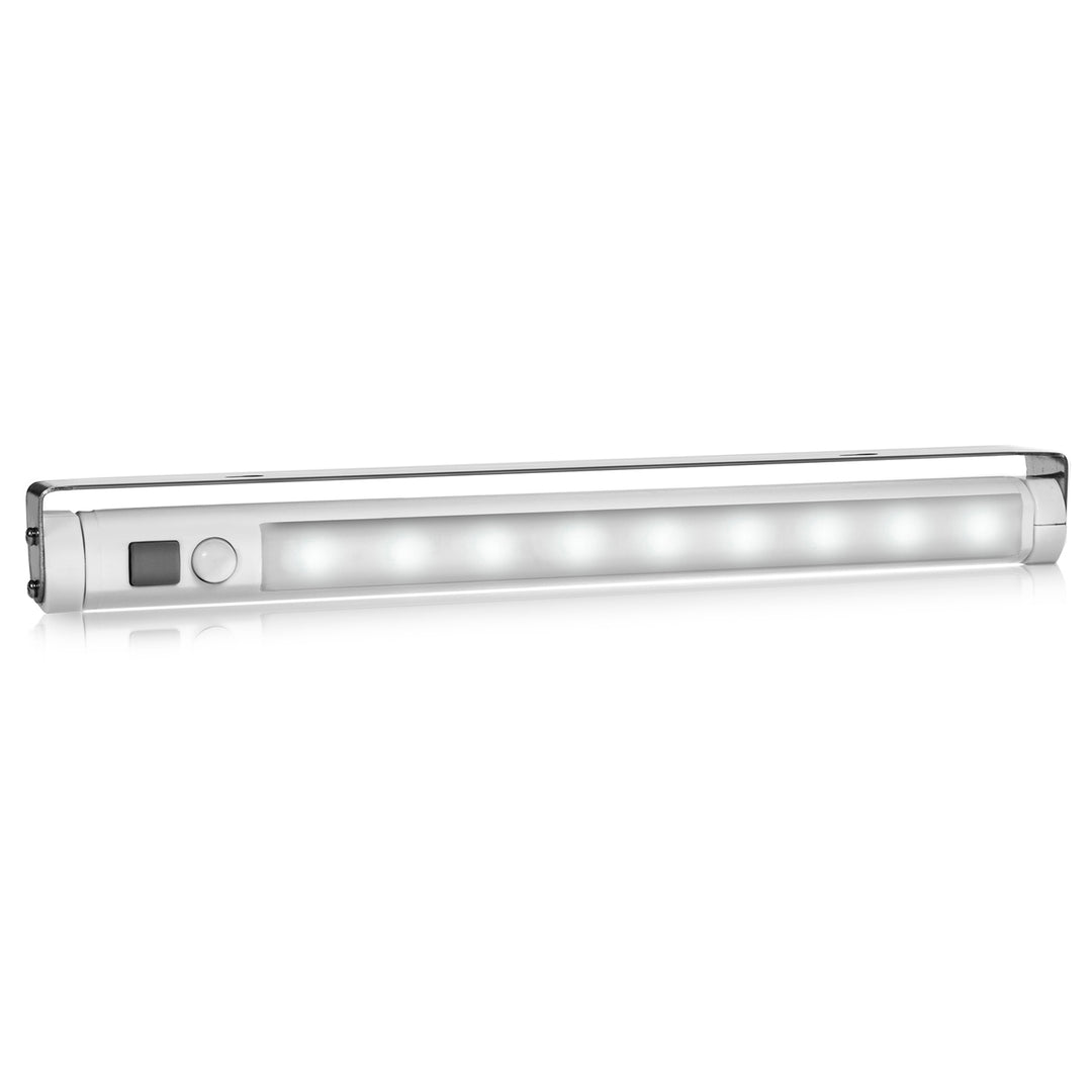 2 lampade da cucina a LED Maclean, da incasso sotto pensile, 9 SMD, a batterie, sensore PIR on/off, MCE166 + 6 batterie R-06 R06 AA LR06 1,5 V VARTA Longlife Power