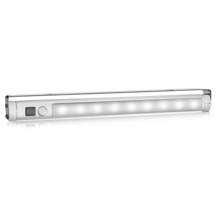 2 lampade da cucina a LED Maclean, da incasso sotto pensile, 9 SMD, a batterie, sensore PIR on/off, MCE166 + 6 batterie R-06 R06 AA LR06 1,5 V VARTA Longlife Power