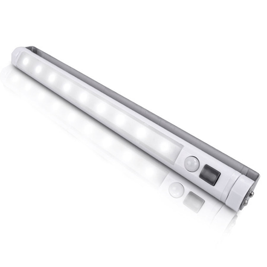 2 lampade da cucina a LED Maclean, da incasso sotto pensile, 9 SMD, a batterie, sensore PIR on/off, MCE166 + 6 batterie R-06 R06 AA LR06 1,5 V VARTA Longlife Power