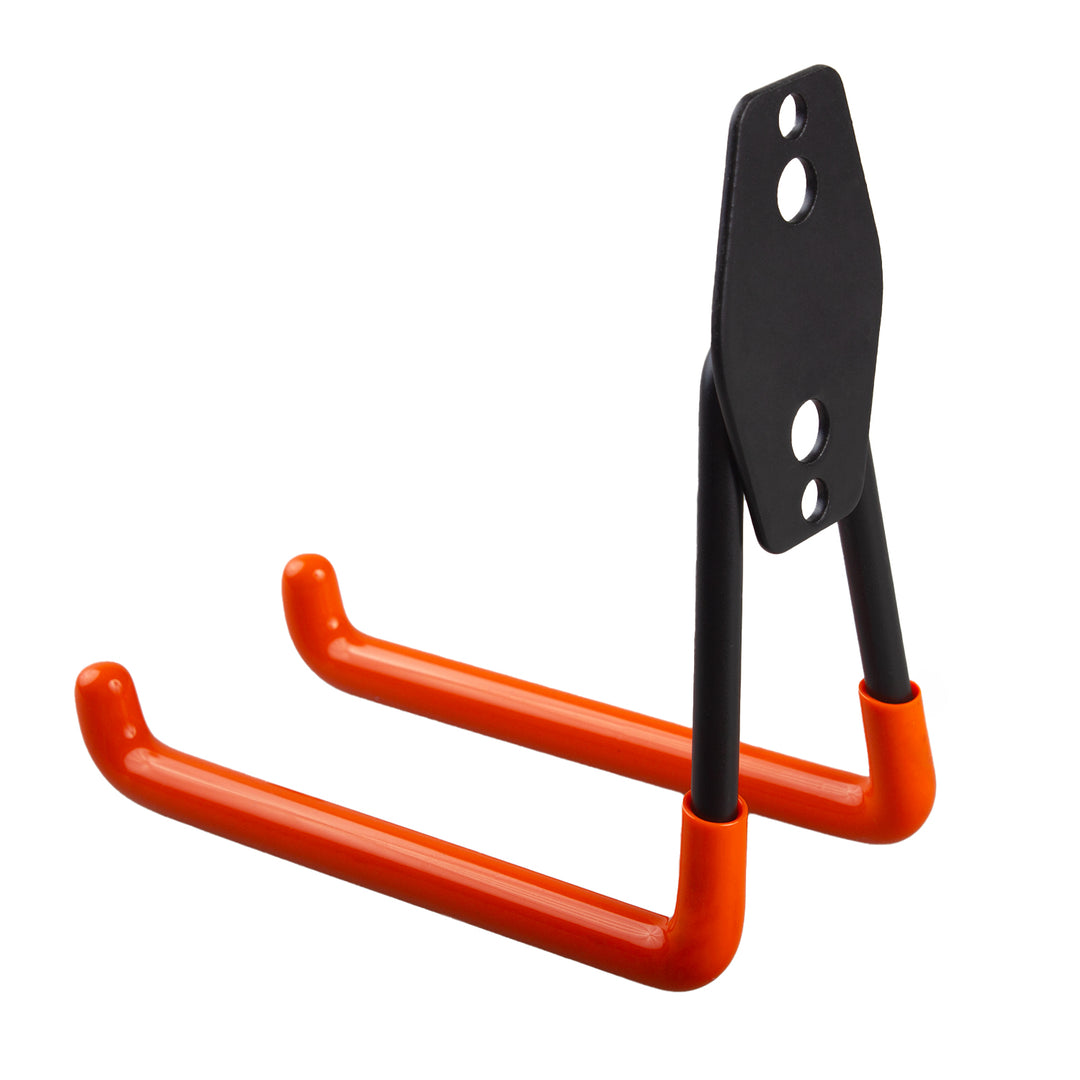 Gancio / appendioggetti da parete per garage Maclean, per pneumatici, attrezzi da giardino, scale, tubi flessibili, biciclette, carico massimo 50 kg, MC-443, 3 pezzi