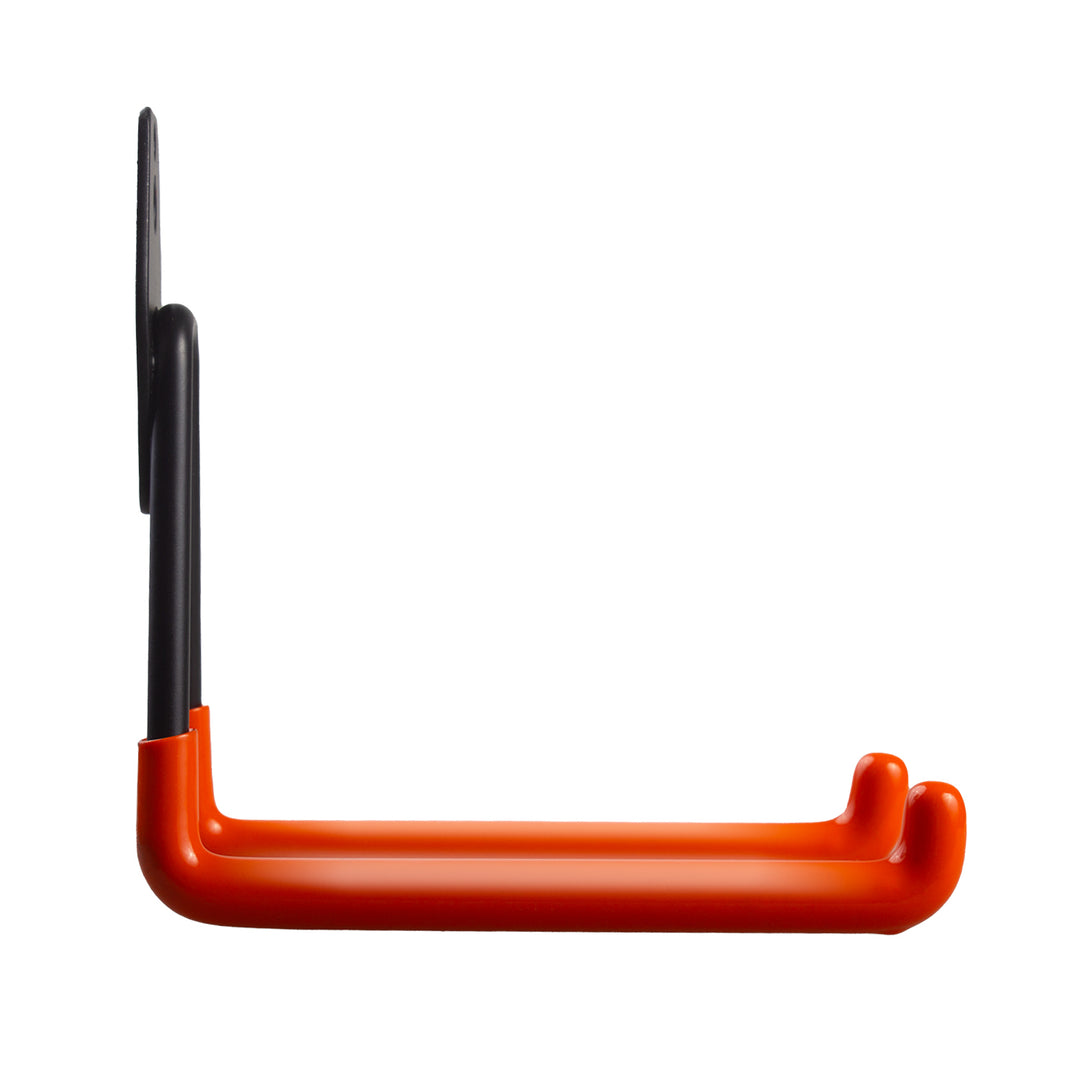 Gancio / appendioggetti da parete per garage Maclean, per pneumatici, attrezzi da giardino, scale, tubi flessibili, biciclette, carico massimo 50 kg, MC-443, 3 pezzi