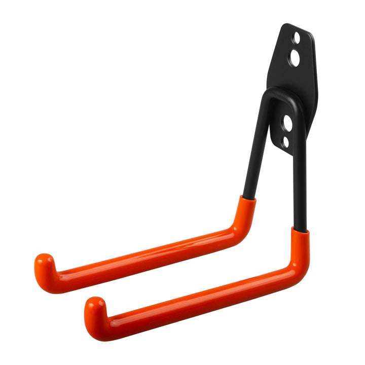 Gancio / appendioggetti da parete per garage Maclean, per pneumatici, attrezzi da giardino, scale, tubi flessibili, biciclette, carico massimo 50 kg, MC-443, 3 pezzi