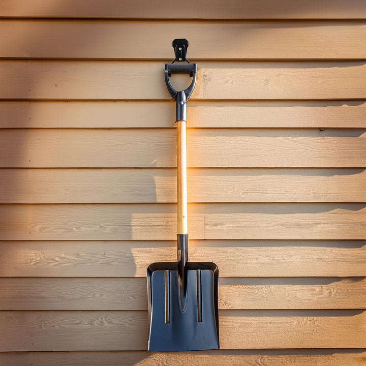 Gancio / appendioggetti da parete per garage Maclean, per pneumatici, attrezzi da giardino, scale, tubi da giardino, max. 35 kg, MC-439, 2 pezzi