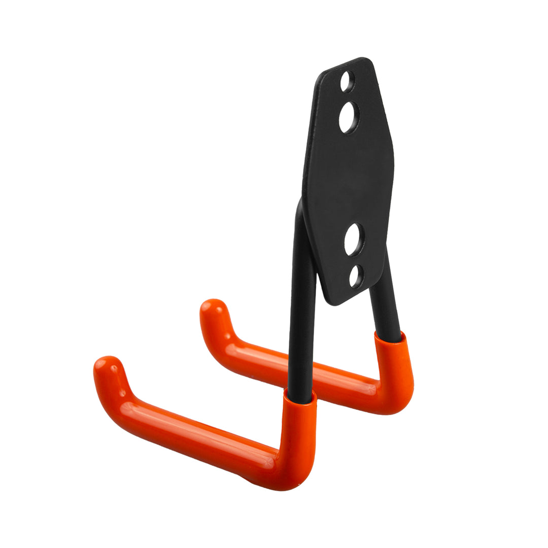 Supporto da parete per garage Maclean, per pneumatici, attrezzi da giardino, scale e tubi flessibili. In acciaio, carico massimo 70 kg, MC-442, 3 pezzi