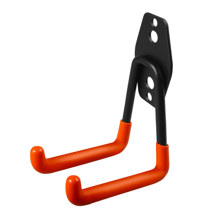 Supporto da parete per garage Maclean, per pneumatici, attrezzi da giardino, scale e tubi flessibili. In acciaio, carico massimo 70 kg, MC-442, 3 pezzi
