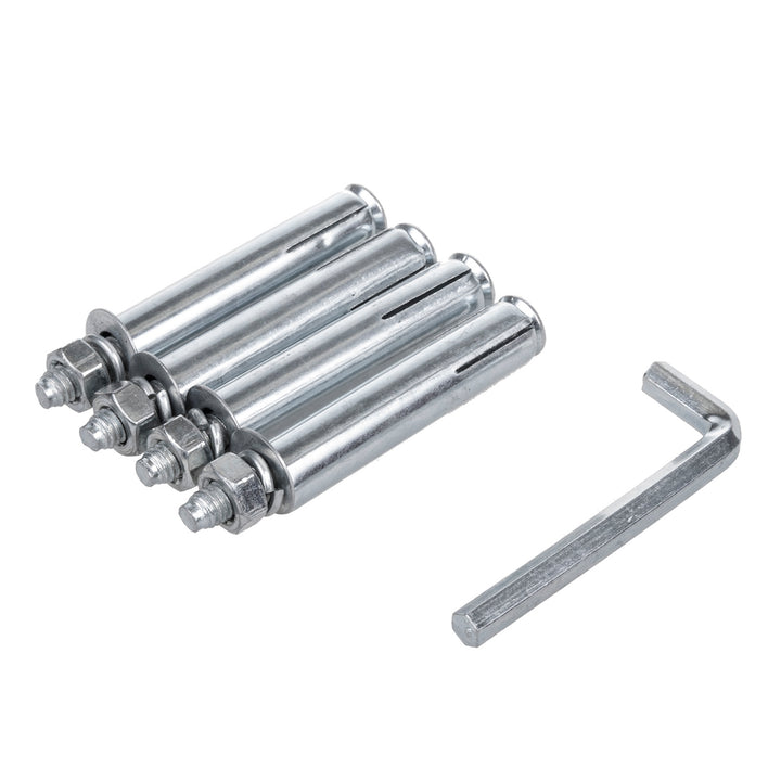 Portabiciclette da parete Maclean, orizzontale, acciaio, carico massimo 30 kg, MC-431, 4 pezzi