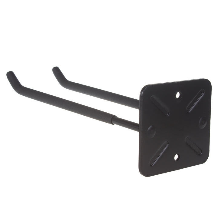Set di 4 ganci da parete Maclean, per attrezzi, ruote, scale, biciclette, in acciaio, carico massimo 70 kg, MC-436