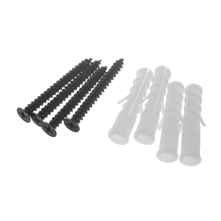 Set di 4 ganci da parete Maclean, per attrezzi, ruote, scale, biciclette, in acciaio, carico massimo 70 kg, MC-436