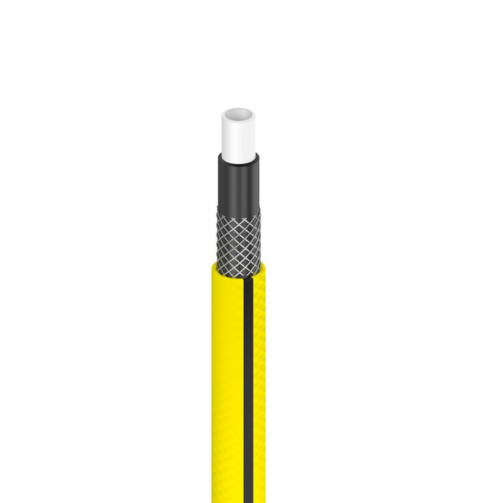 Tubo da giardino Cellfast, a 4 strati, resistente ai raggi UV, diametro 1", lunghezza 10 m, 4YELLOW