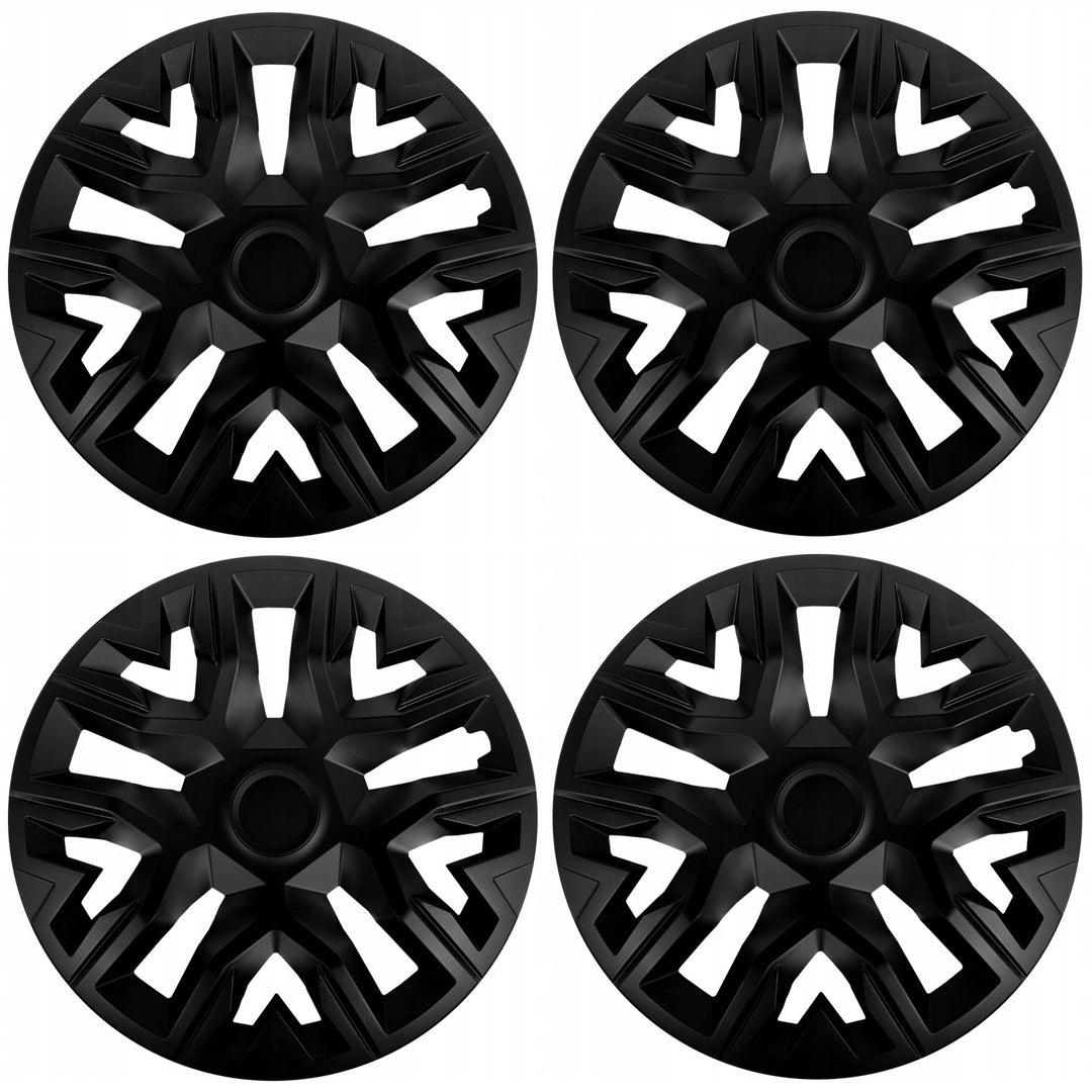 Copricerchi universali da 15'' NRM The Best, neri, set da 4 pezzi