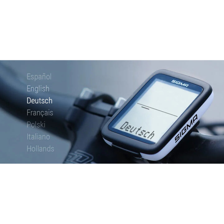 Ciclocomputer Sigma BC 10.0 WR, impermeabile, resistente alle intemperie, display ampio e leggibile, 10 funzioni