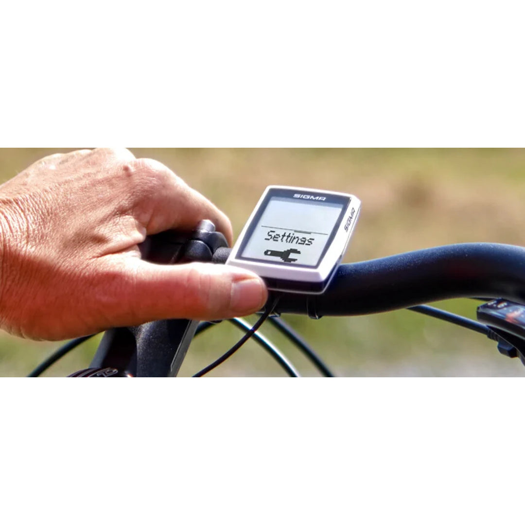 Ciclocomputer Sigma BC 12.0 WL, impermeabile, resistente alle intemperie, display ampio e leggibile, 12 funzioni