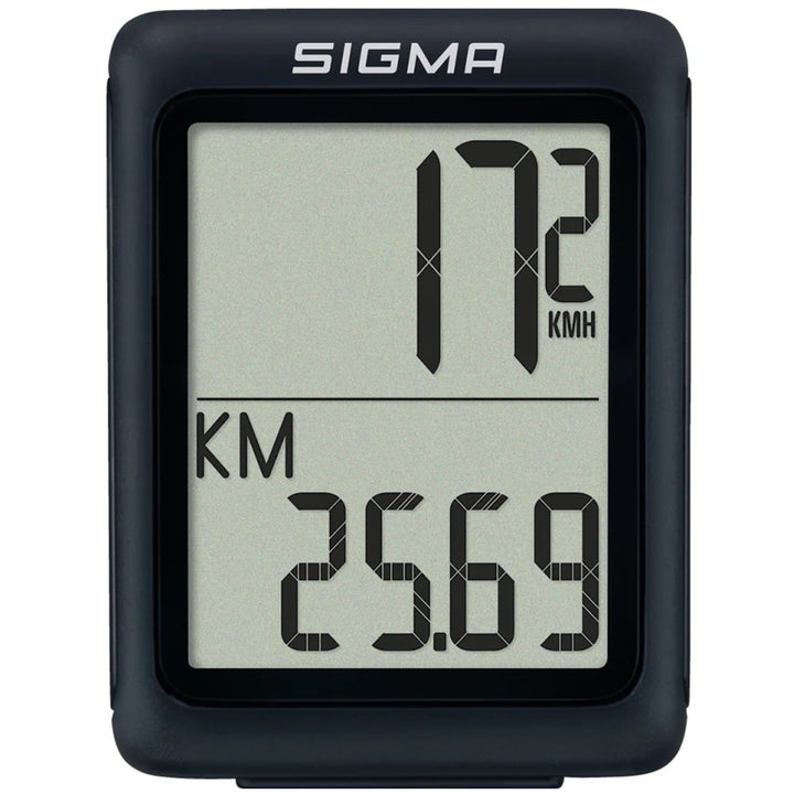 Ciclocomputer Sigma BC 5.0 WR, impermeabile, resistente alle intemperie, display ampio e leggibile, 5 funzioni di base