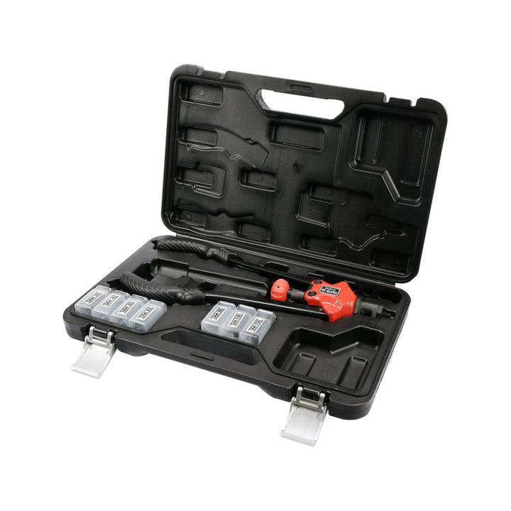Rivettatrice manuale Yato, per dadi rivettati nelle misure M3-M12, impugnatura antiscivolo, teste realizzate in robusta acciaio CrMo, YT-36128