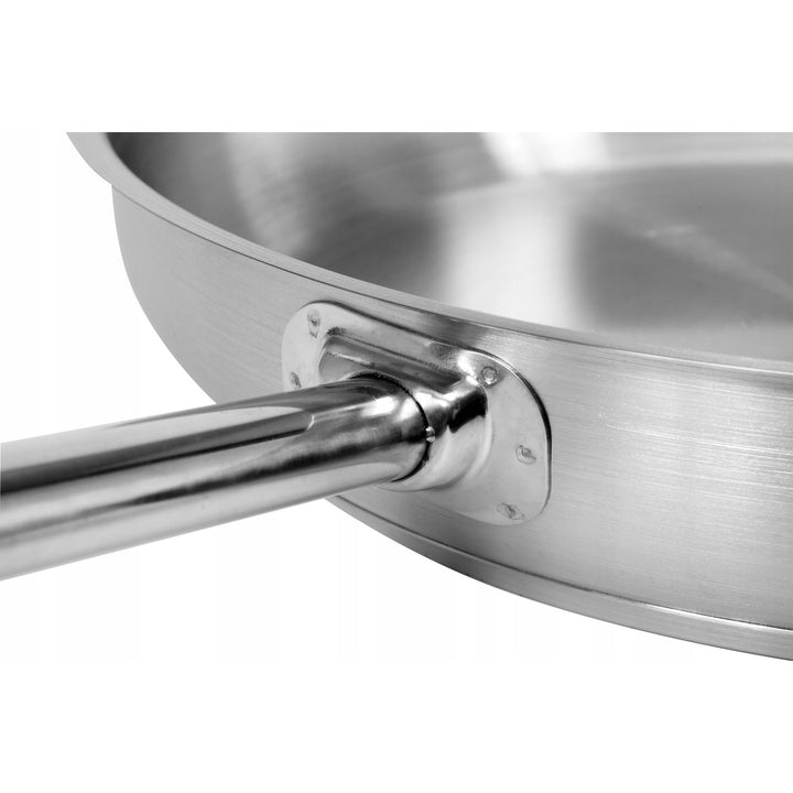 Padella professionale per la ristorazione Yato Gastro, adatta a tutti i tipi di fornelli, in acciaio inossidabile, diametro 20 cm, capacità 1,3 L, lavabile in lavastoviglie, YG-00100