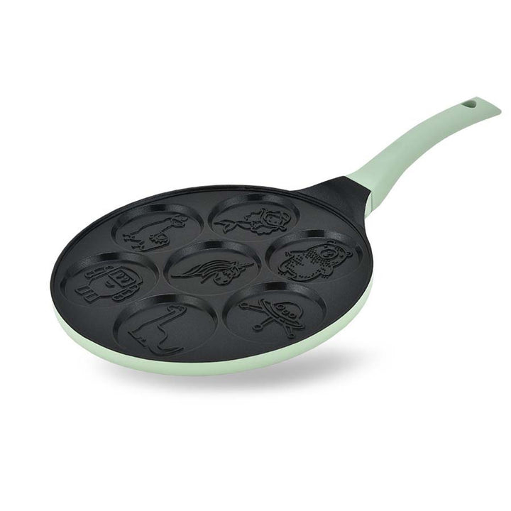 Padella per pancake Maestro, motivo con personaggi delle fiabe, diametro 26 cm, rivestimento antiaderente, manico in silicone, compatibile con qualsiasi tipo di fornello, MR-1222-D