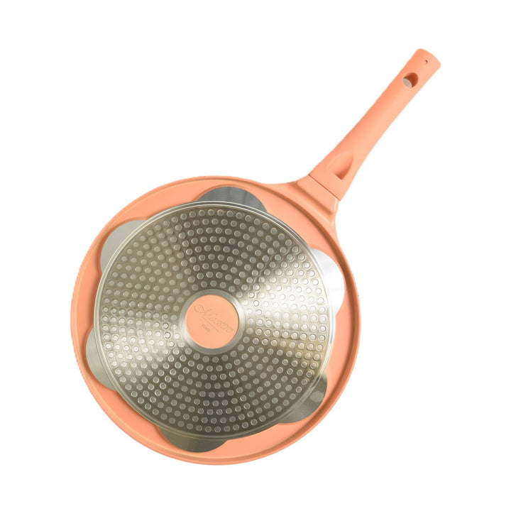 Padella per pancake Maestro, motivo emoji, diametro 26 cm, rivestimento antiaderente, manico in silicone, compatibile con tutti i tipi di fornelli, MR-1222-B