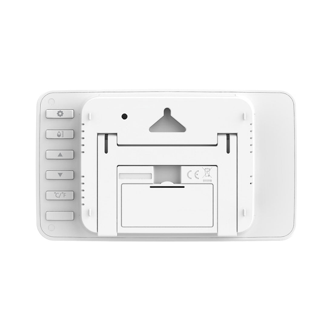 Stazione meteorologica wireless GreenBlue, temperatura e umidità IN/OUT, orologio/sveglia/data, °C / °F, portata fino a 60 m, GB442 W