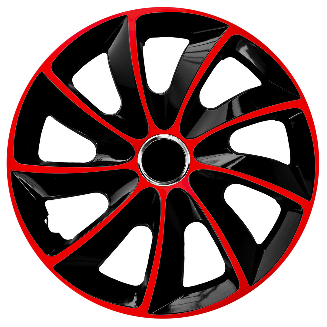 Copricerchio universale da 17'' NRM Stig Extra nero e rosso, 1 pezzo