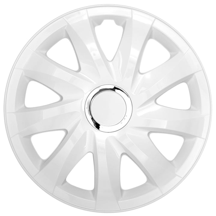 Copricerchio universale da 14'' NRM Drift, verniciato bianco, 1 pezzo