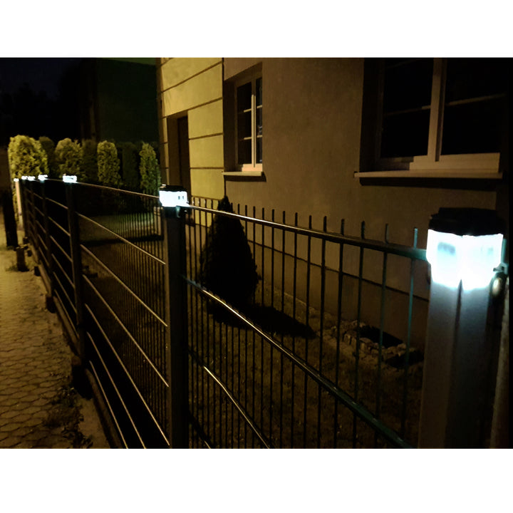 Lampada solare a LED da palo GreenBlue, 60x60 mm, tettuccio a busta, GB126, 2 pezzi