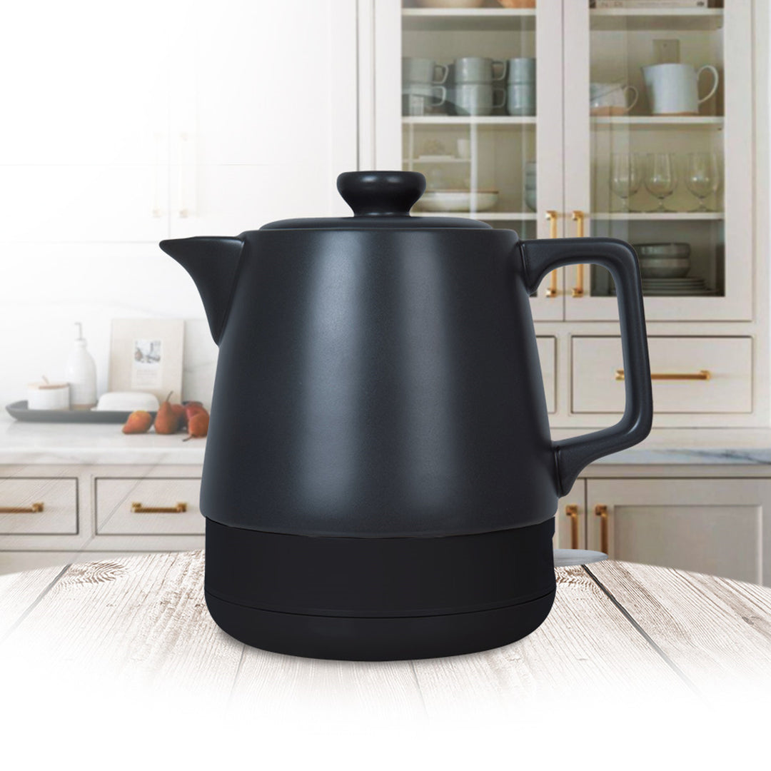 Bollitore in ceramica Maestro, capacità 1 L, potenza 1200 W, colore nero, MR-071
