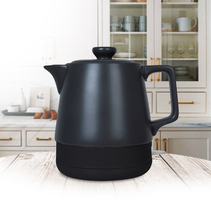 Bollitore in ceramica Maestro, capacità 1 L, potenza 1200 W, colore nero, MR-071
