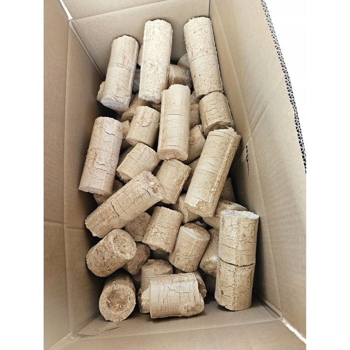 Bricchetti per caminetto, in legno di faggio, secchi, 25 kg, Woodok