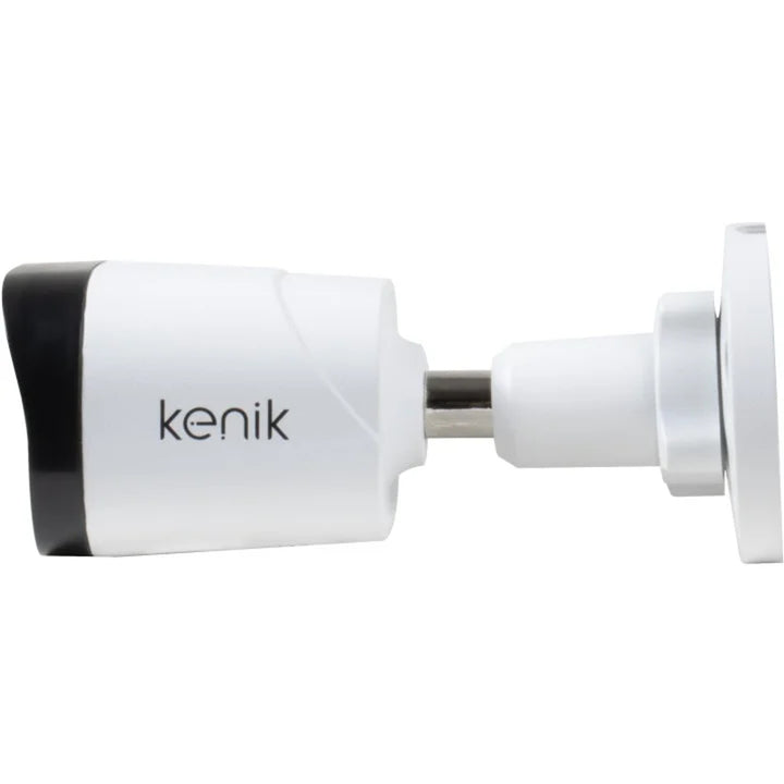 Telecamera IP Kenik, risoluzione 4 MP a 20 fps, microfono integrato, faretto SMART IR, custodia tubolare, KG-430TPA-E