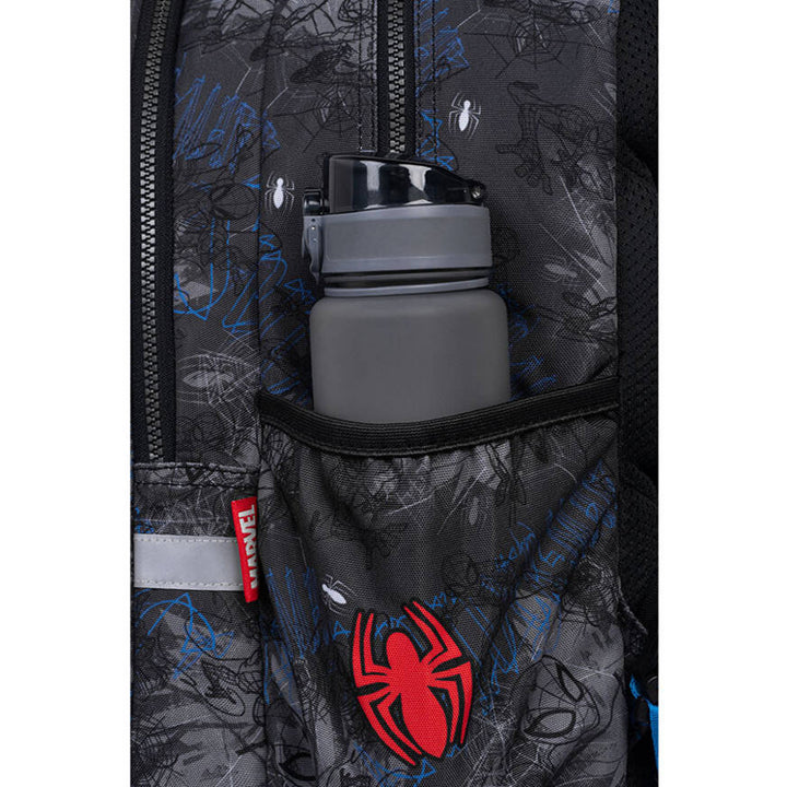 Zaino scolastico Spiderman Coolpack, modello Jerry (15"), schienale sagomato, 3 ampi scomparti, fondo rinforzato, F029777