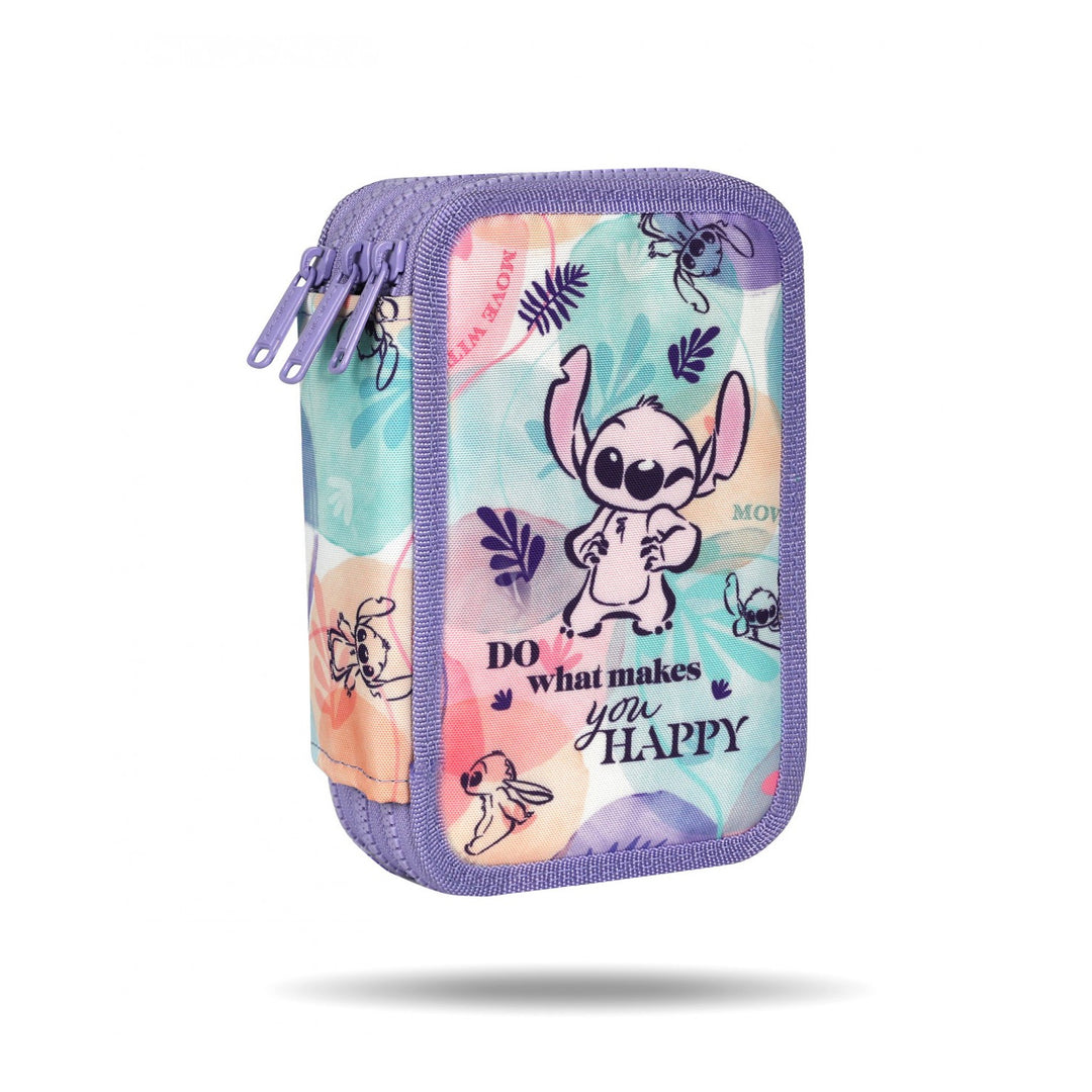 Set scolastico Stitch Coolpack, zaino a 2 scomparti Jerry (15"), astuccio Jumper 3 e borsa sportiva per scarpe