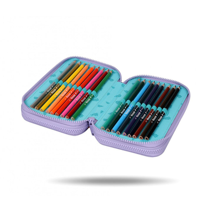 Set scolastico Stitch Coolpack, zaino a 2 scomparti Jerry (15"), astuccio Jumper 3 e borsa sportiva per scarpe