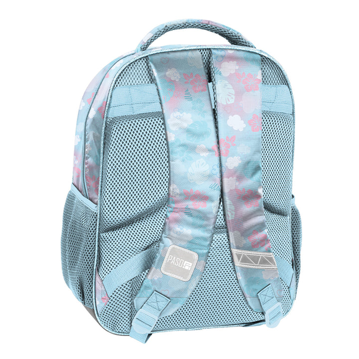 Set scolastico Stitch Paso, zaino a due scomparti con elementi riflettenti e schienale rinforzato, astuccio vuoto con tasche per gli strumenti, sacca porta scarpe da agganciare allo zaino, DS26WW