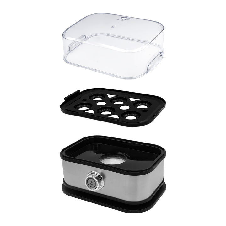 Cuociuova automatico GreenBlue, potenza 200 W, fino a 6 uova, misurino, 220-240 V~, 50/60 Hz, GB359