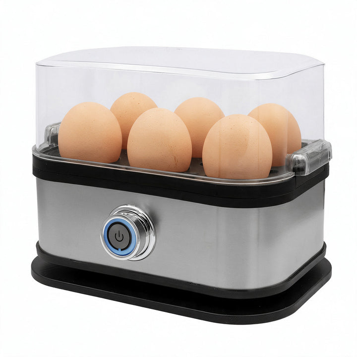 Cuociuova automatico GreenBlue, potenza 200 W, fino a 6 uova, misurino, 220-240 V~, 50/60 Hz, GB359