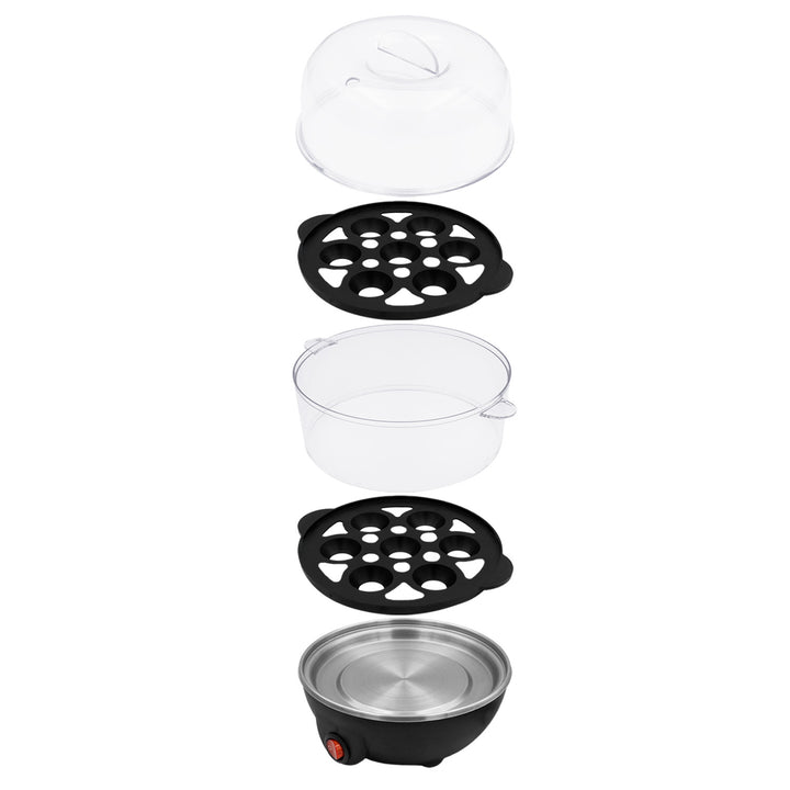 Cuocipartite a 2 livelli per 14 uova GreenBlue, potenza 350 W, fino a 14 uova, 220-240 V~, 50/60 Hz, GB358