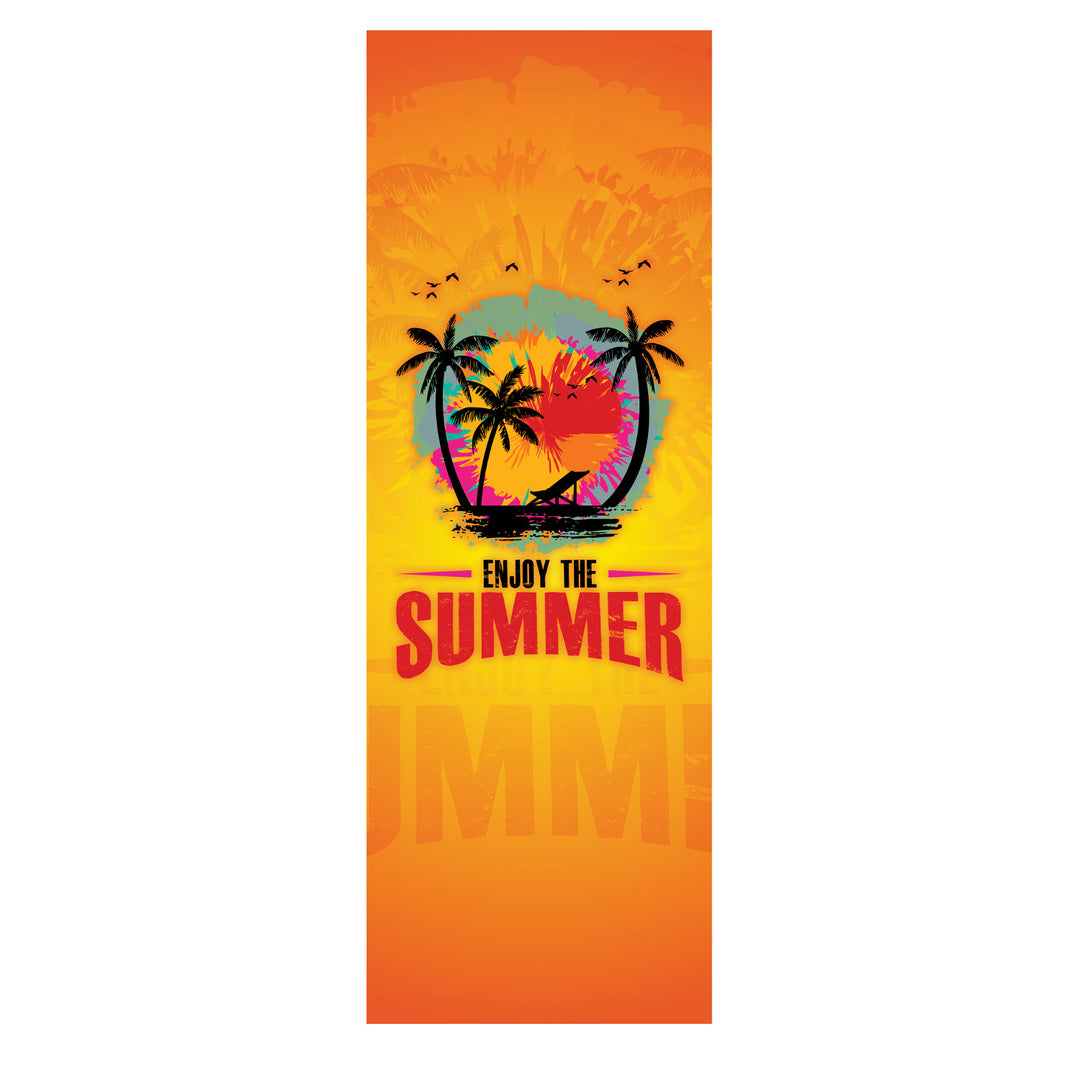 Sdraio classica in faggio GreenBlue GB183 con stampa «Enjoy The Summer»