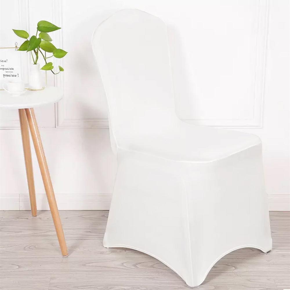 Fodera per sedia da catering bianca GreenBlue, 88x50x45 cm, spandex, GB374, 4 pezzi
