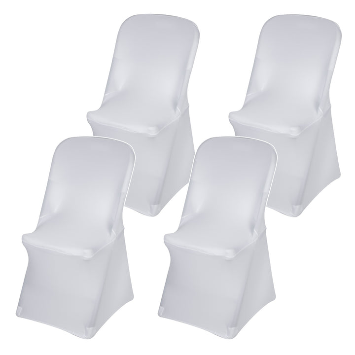 Fodera per sedia da catering bianca GreenBlue, 88x50x45 cm, spandex, GB374, 4 pezzi