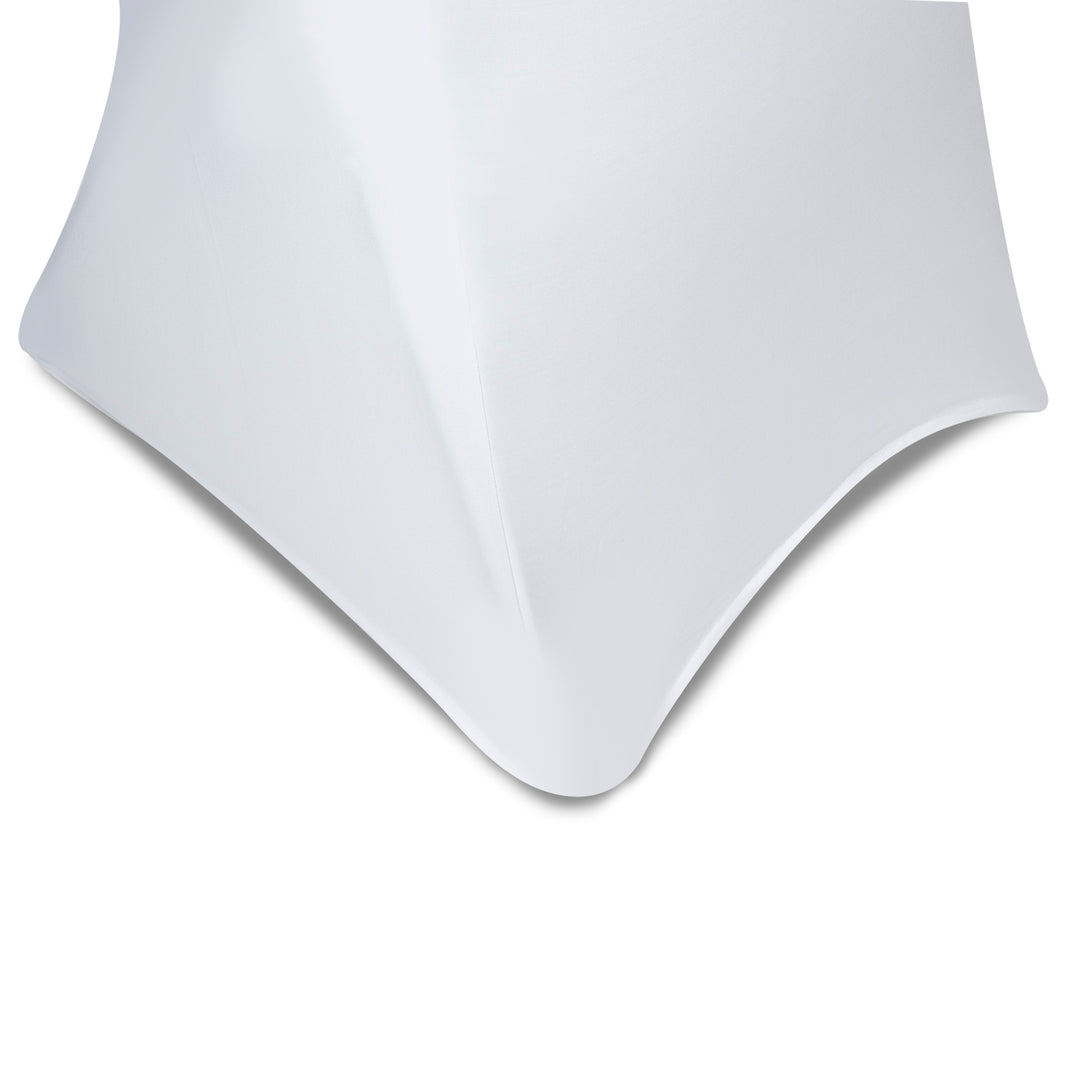 Fodera per sedia da catering bianca GreenBlue, 88x50x45 cm, spandex, GB374, 2 pezzi