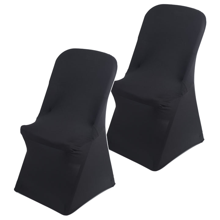 Fodera per sedia da catering nera GreenBlue, 88x50x45 cm, spandex, GB373, 2 pezzi