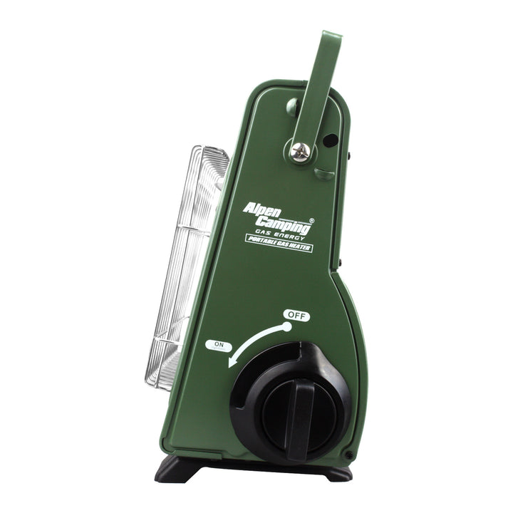 Fornello a gas portatile Alpen Camping, 2 in 1, consumo di gas 124 g/h, accensione piezoelettrica, ICELAND IK-1000 PRO+ 4 bombolette di gas da 227 g GreenBlue. Certificato: Pi 0875, conforme alla norma EN417