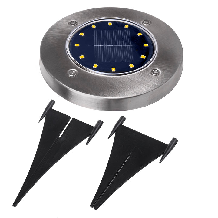 Lampada da giardino a LED Maclean IP44 a sensore di movimento, 12 LED SMD, 4000K, Ni-MH 600 mAh, 0,7 W, MCE318, 4 pezzi